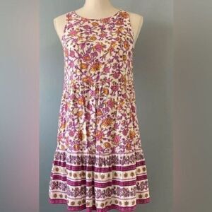 NWOT Old Navy Plus Size Pink Purple Sleeveless Flowy Trapeze Dress - Size XXL